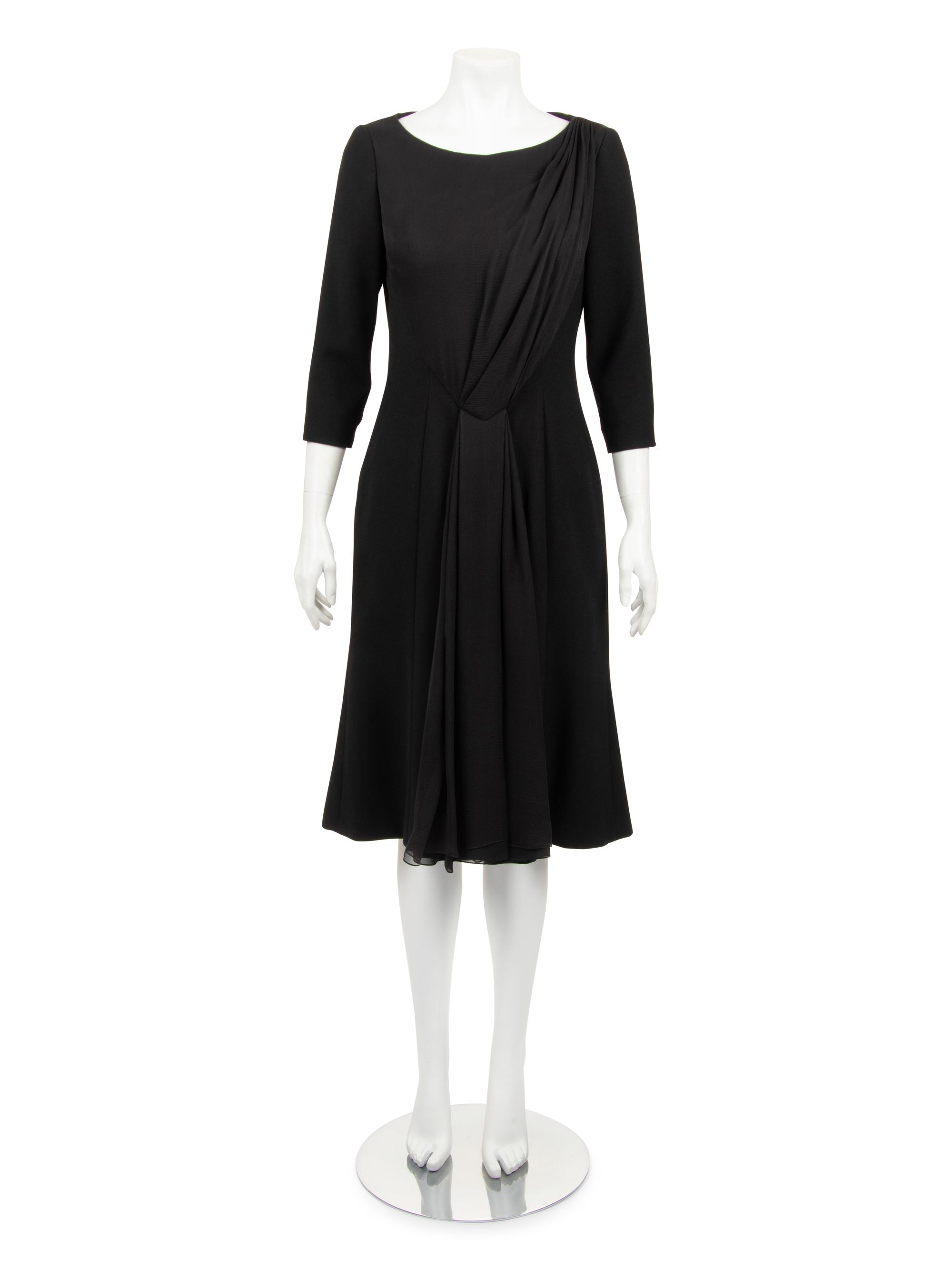 Christian Dior Haute Couture Wool Dress with Gathered Silk Chiffon, Spring/Summer 2007