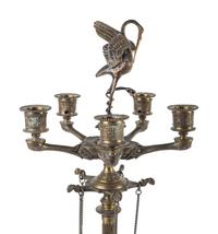 A Pair of French Bronze Six-Light Candelabra — 19TH CENTURY