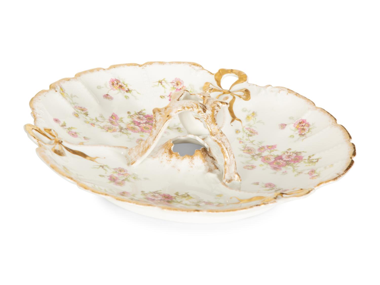 A Group of Five Continental Porcelain Serving Articles