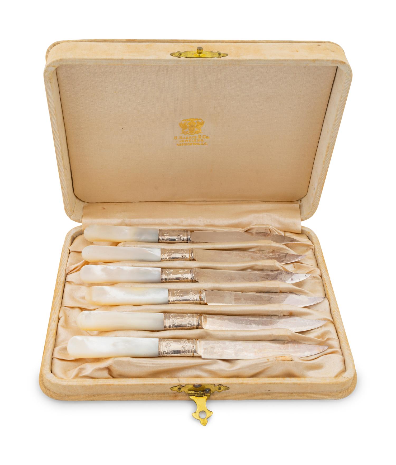 An Assembled Group of English Mother-of-Pearl-Handled Flatware and Serving Utensils — LATE 19TH/EARLY 20TH CENTURY
