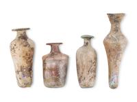 A Group of Four Roman Glass Vessels