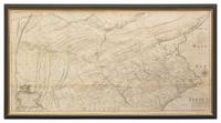 [Maps & Atlases] [Pennsylvania] Scull, Nicholas. To the Honourable Thomas Penn and Richard Penn Esqrs. True & absolute Proprietaries & Governours of the Province of Pennsylvania & Counties of New-Castle Kent & Sussex on Delaware This Map Of the improved Part of the Province of Pennsylvania...