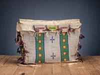 Central Plains Beaded Hide Possible Bag