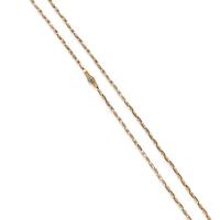 VICTORIAN, YELLOW GOLD FANCY LINK NECKLACE