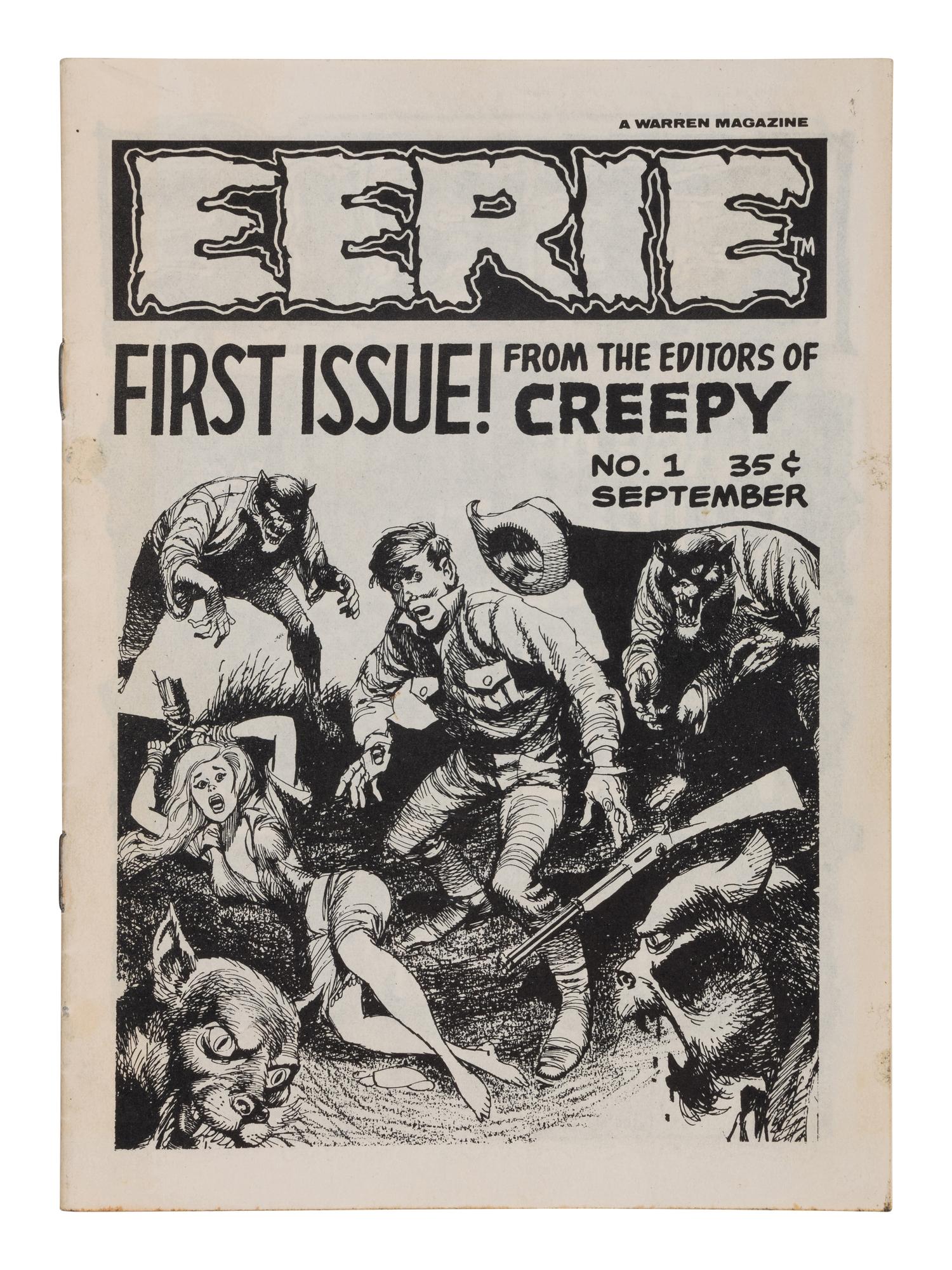 GOODWIN, Archie (1937-1998), ed. Eerie. No.1. New York: Warren Publishing, 1965.
