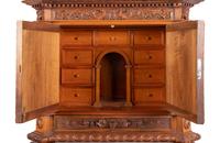 A Renaissance Revival Carved Walnut Cabinet In the Manner of Alexander Roux