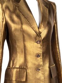 Three Designer Skirt Suits: One Jean Paul Gaultier, One Lagerfeld, One Yves Saint Laurent, 1980-90s