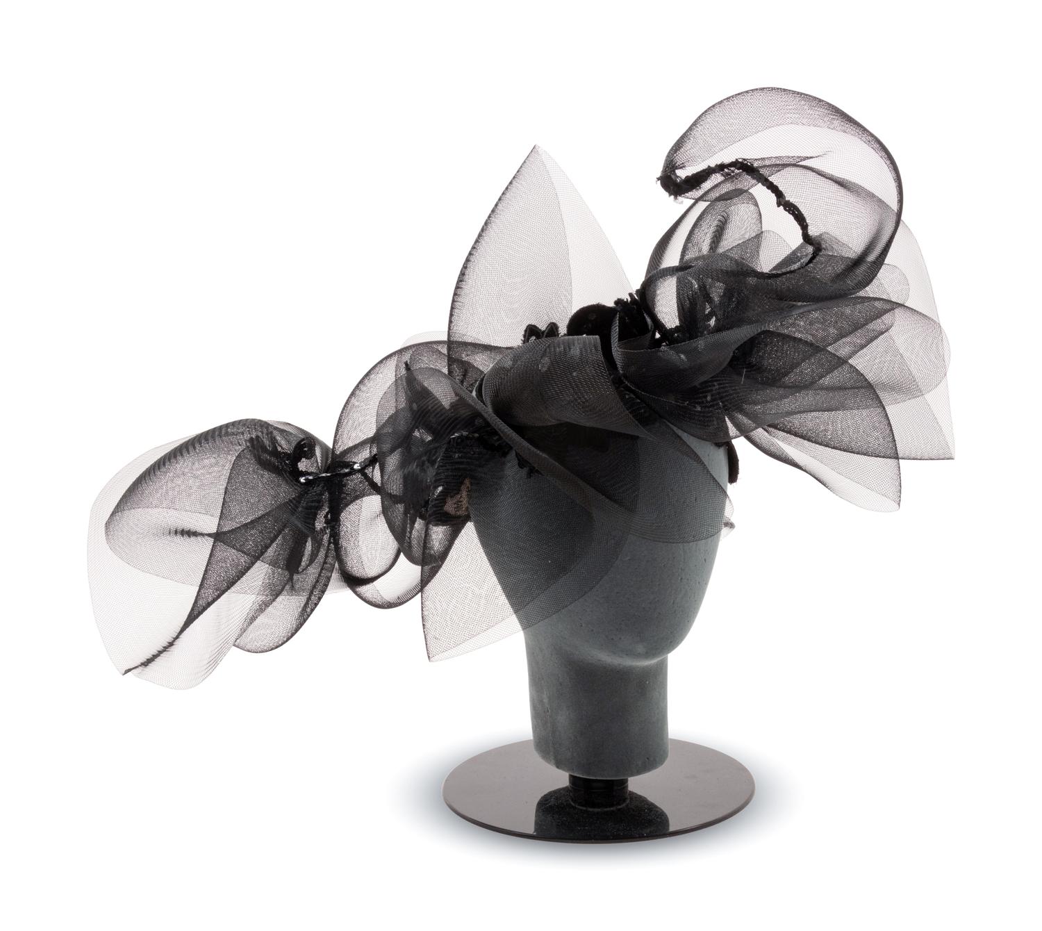 Two Pierre Cardin Hats, One Amy Downs Hat, and One Emanuel Ungaro Headband, 1960-90s
