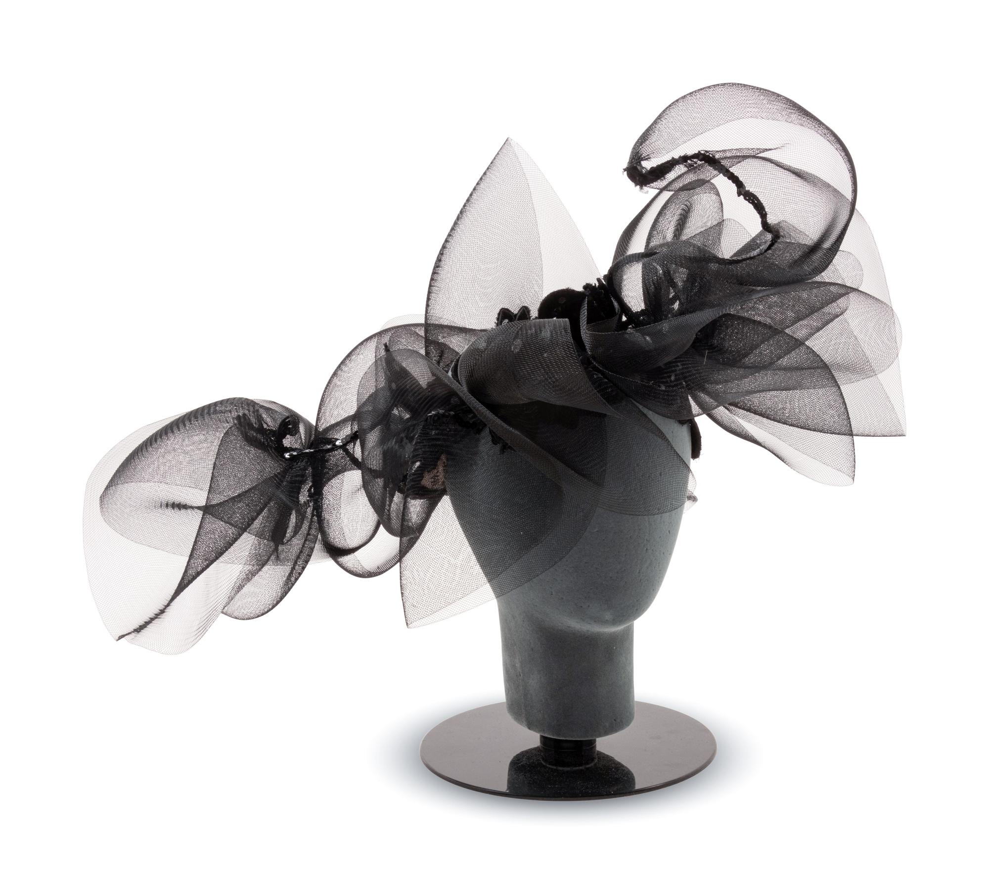 Two Pierre Cardin Hats, One Amy Downs Hat, and One Emanuel Ungaro Headband, 1960-90s