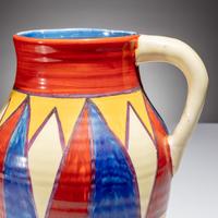 Clarice Cliff (English, 1899–1972) — Bizarre Lotus Jug