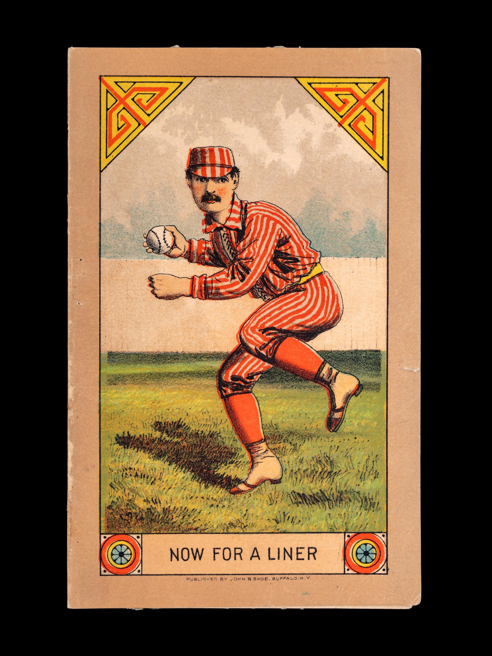 A Rare May 12, 1883 Harvard vs. Yale Baseball Scorecard Program,