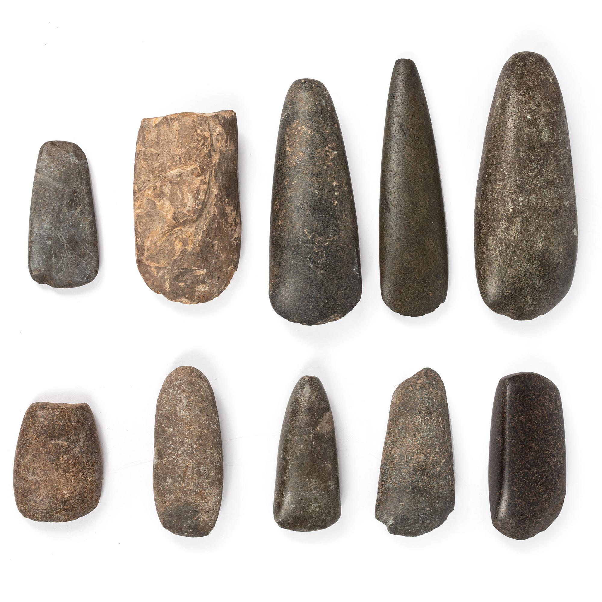 Group of Celts and Adzes