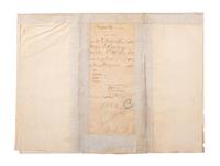 [CIVIL WAR]. A group of 4 documents, incl. partly printed pay vouchers accounting for Black private servants.