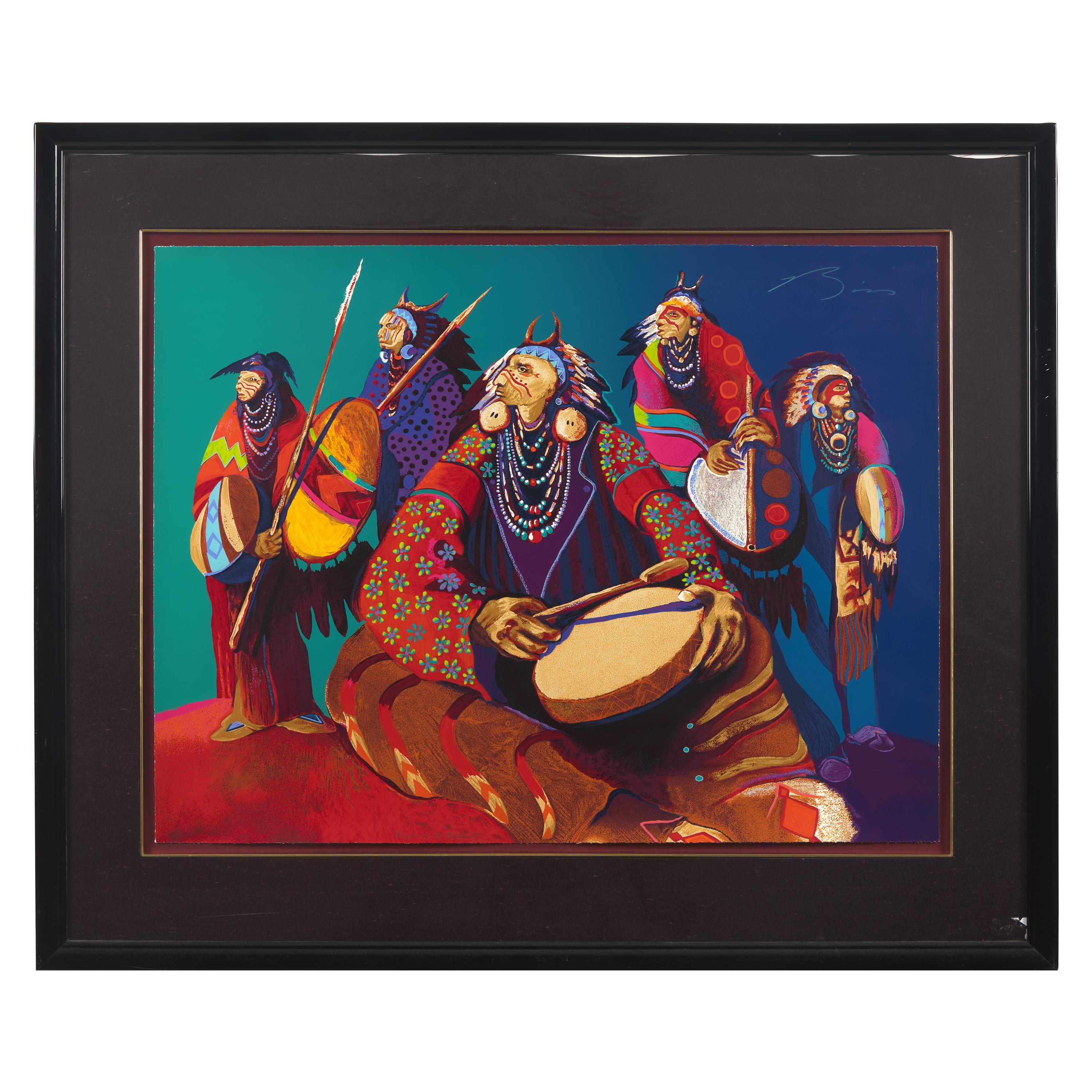Earl Biss (American, 1947–1998) — Rhythm of the Restless, 1989; together with Red Lodge , 1991 (Two Works)