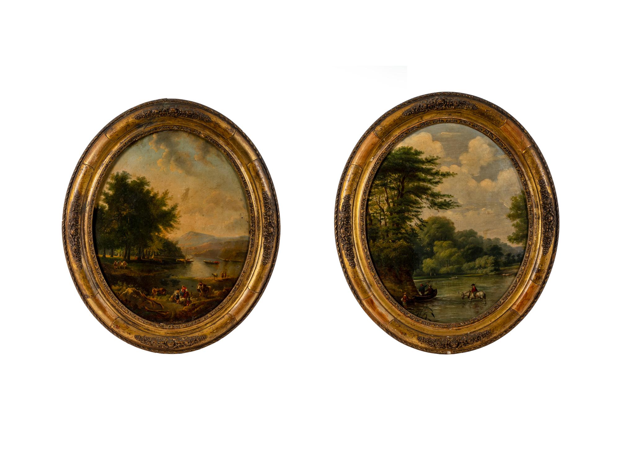 A Pair of Landscapes in the Round