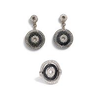 BVLGARI, COLLECTION OF WHITE GOLD, DIAMOND AND HEMATITE 'ASTRALE' JEWELRY
