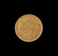 A United States 1856 Indian Princess: Type 3 $1 Gold Coin
