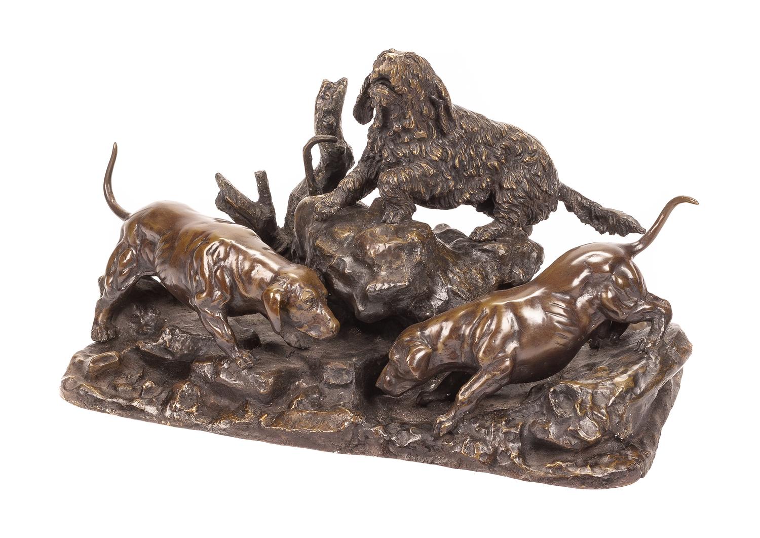 After Jules Moigniez, (French, Late 19th/Early 20th Century), Perros de Caza