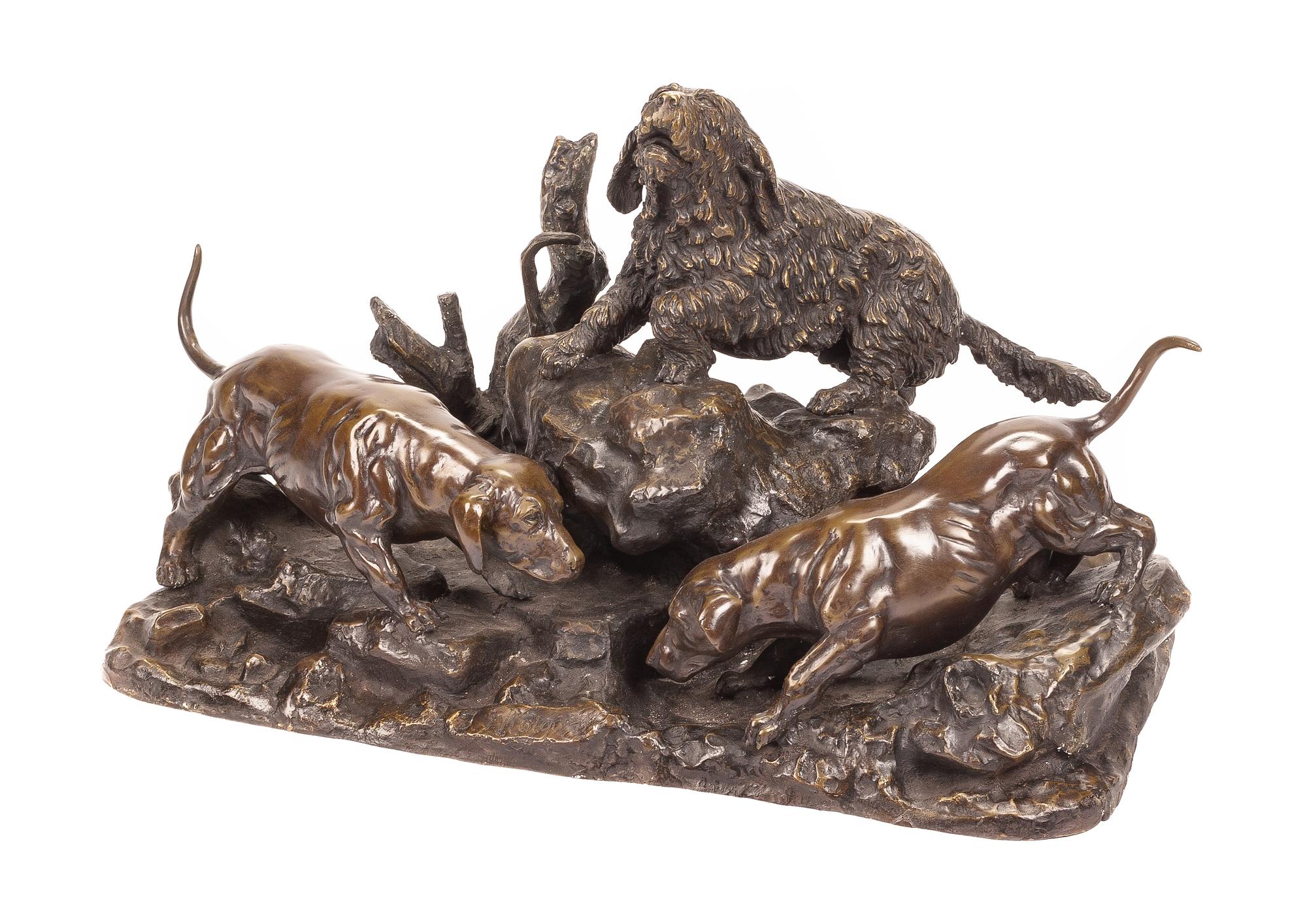 After Jules Moigniez, (French, Late 19th/Early 20th Century), Perros de Caza