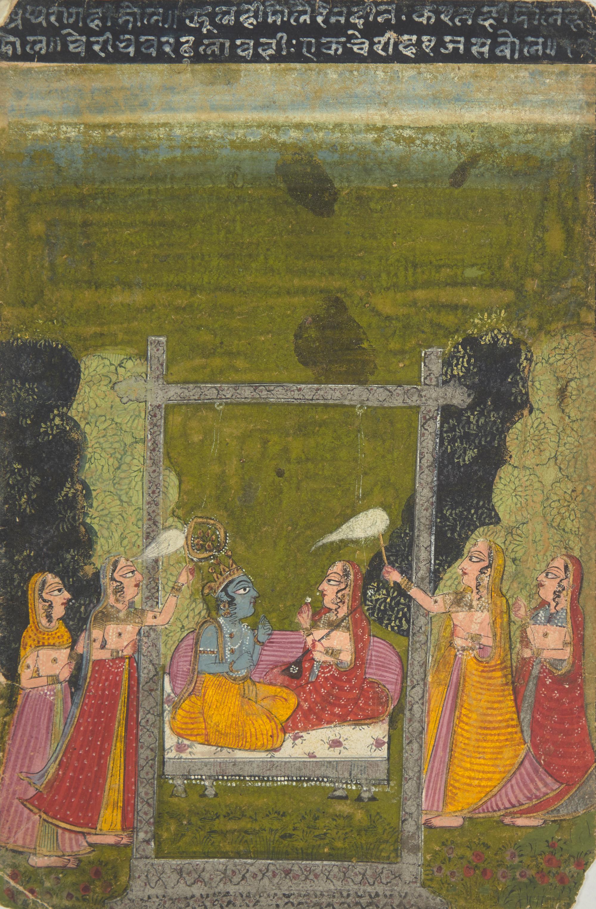 Eleven Indian Miniature Paintings — 印度細密畫一組十一幅