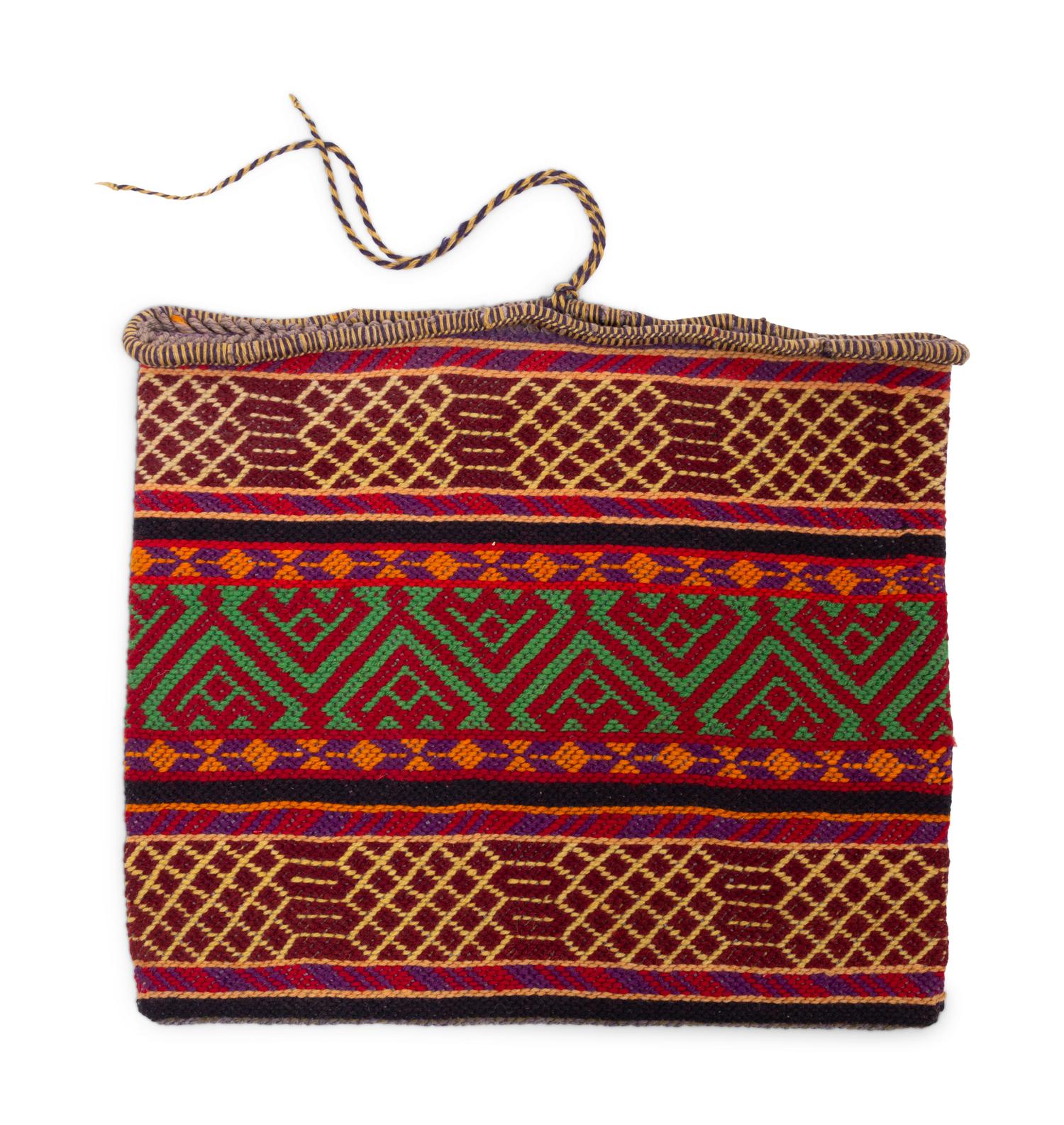 Anishinaabe Yarn Bag, with Imagery of Underwater Panther