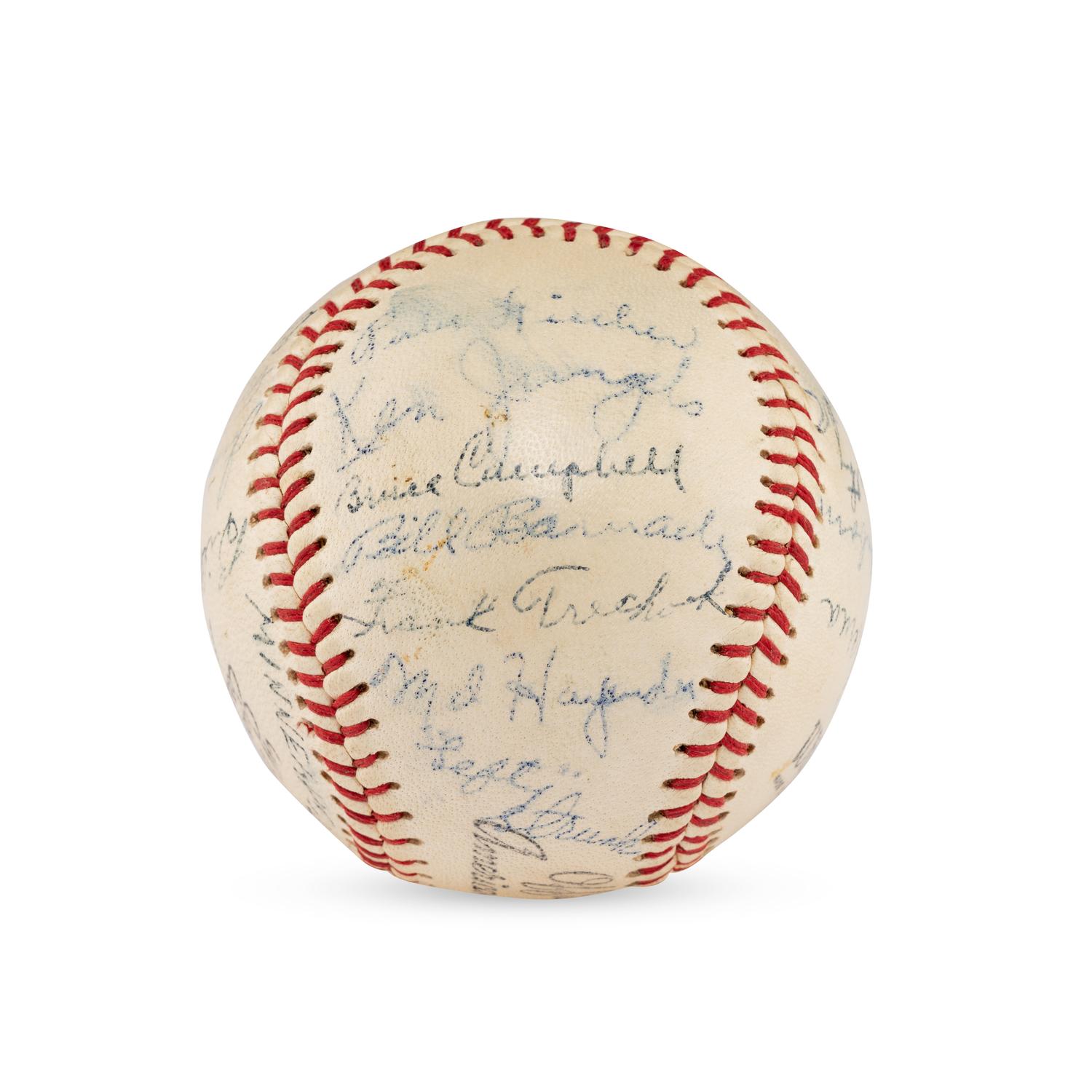 A 1946 Minneapolis Millers Team Signed Autograph Baseball