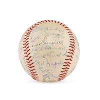 A 1946 Minneapolis Millers Team Signed Autograph Baseball