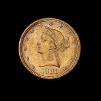 A United States 1881 Liberty Head $10 Gold Coin
