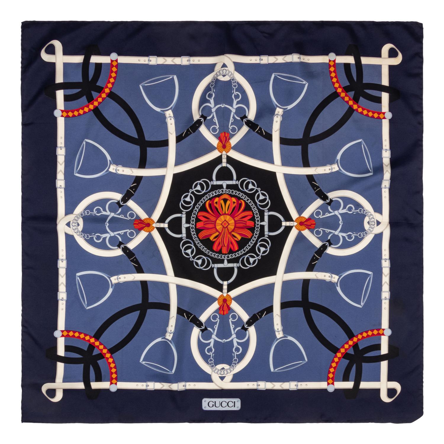 Gucci, Four Silk Scarves