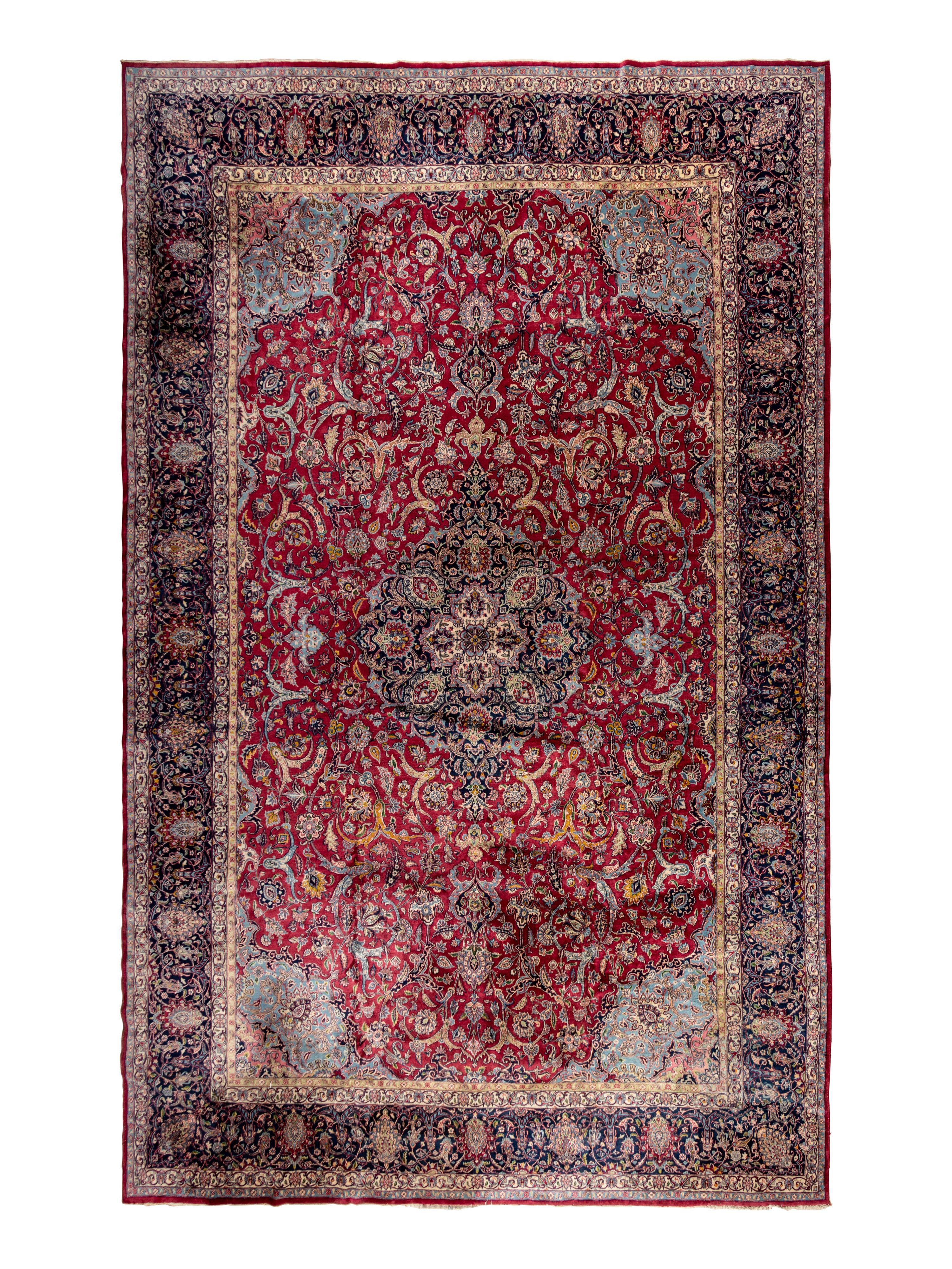 A Kirman Wool Rug