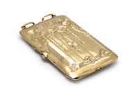 An Edwardian Platinum Topped Yellow Gold and Diamond Necessaire Pendant,