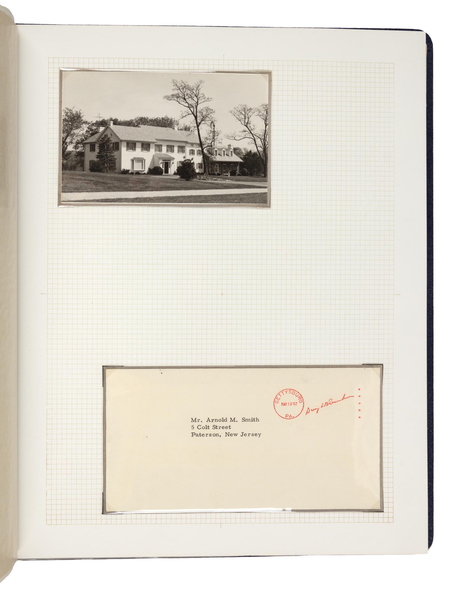 [PRESIDENTIAL FREE FRANKS]. A group of 45 facsimile free franks, comprising: