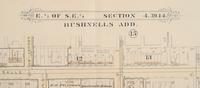 A group of 5 maps of Chicago streets, comprising:
