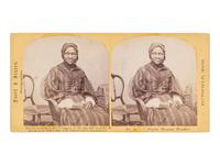 [EARLY PHOTOGRAPHY]. "Negro Woman Pender," stereoview with manuscript identification.