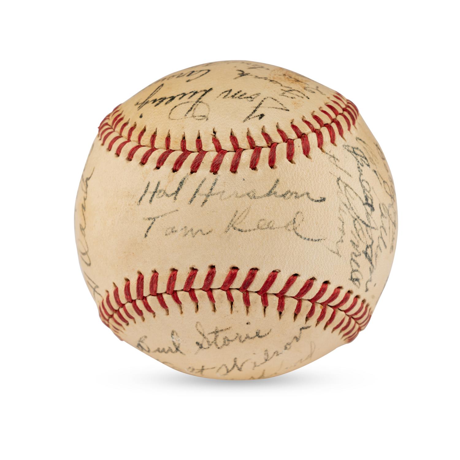A 1946 Dallas Rebels Team Signed Autograph Baseball