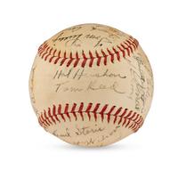 A 1946 Dallas Rebels Team Signed Autograph Baseball