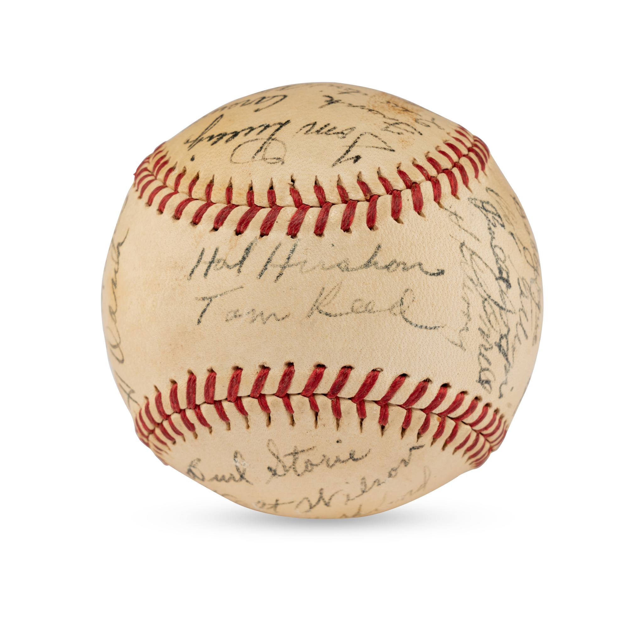 A 1946 Dallas Rebels Team Signed Autograph Baseball