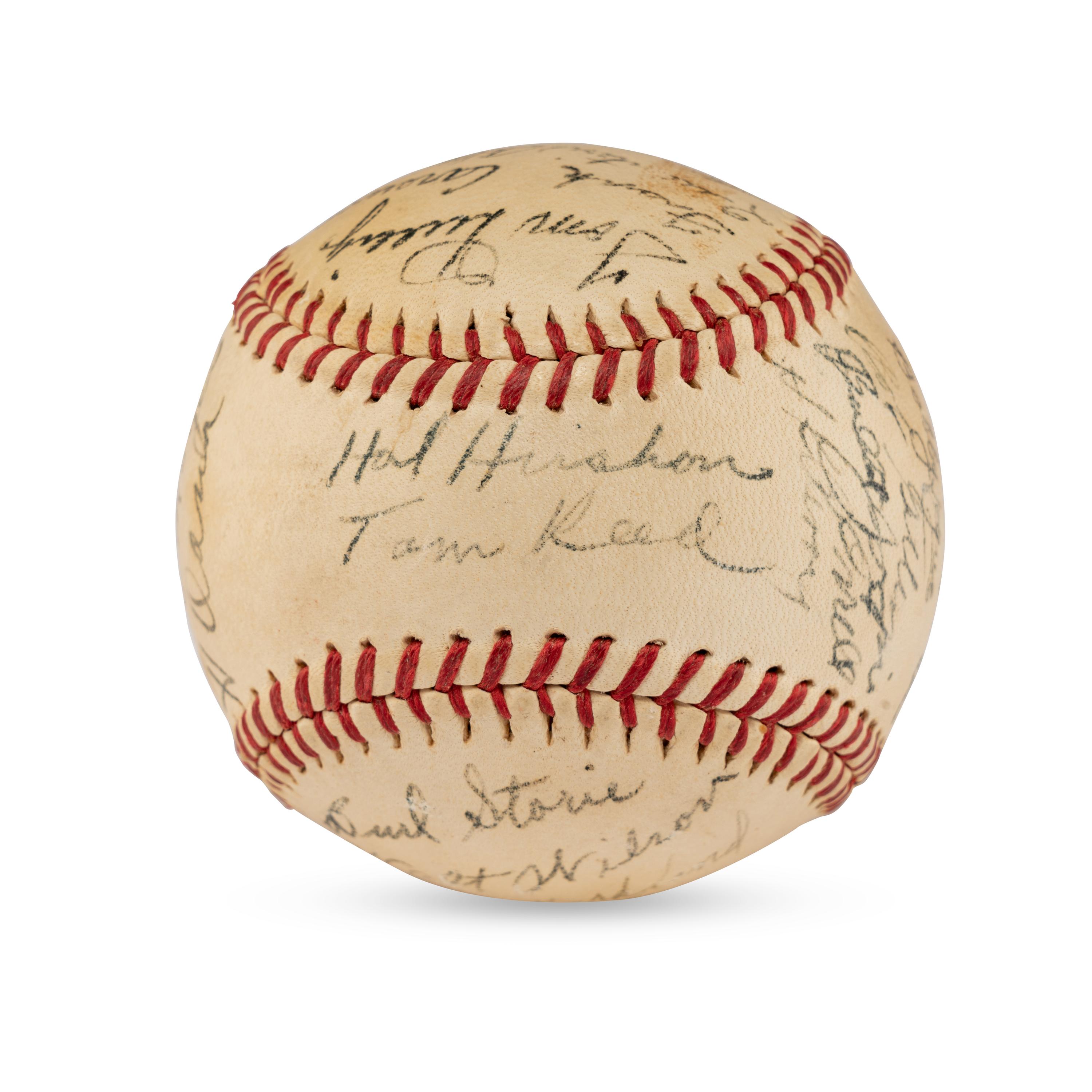 A 1946 Dallas Rebels Team Signed Autograph Baseball