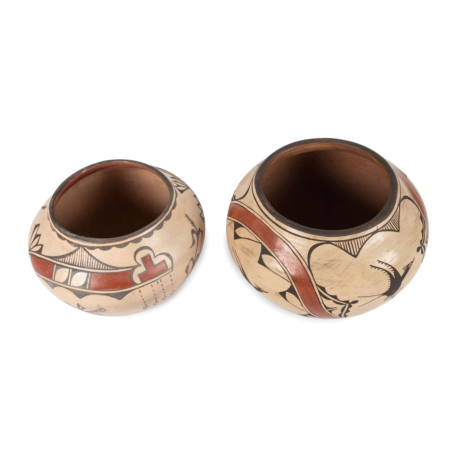 Zia Pottery Jars