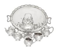 An American Silver Seven-Piece Tea and Coffee Service