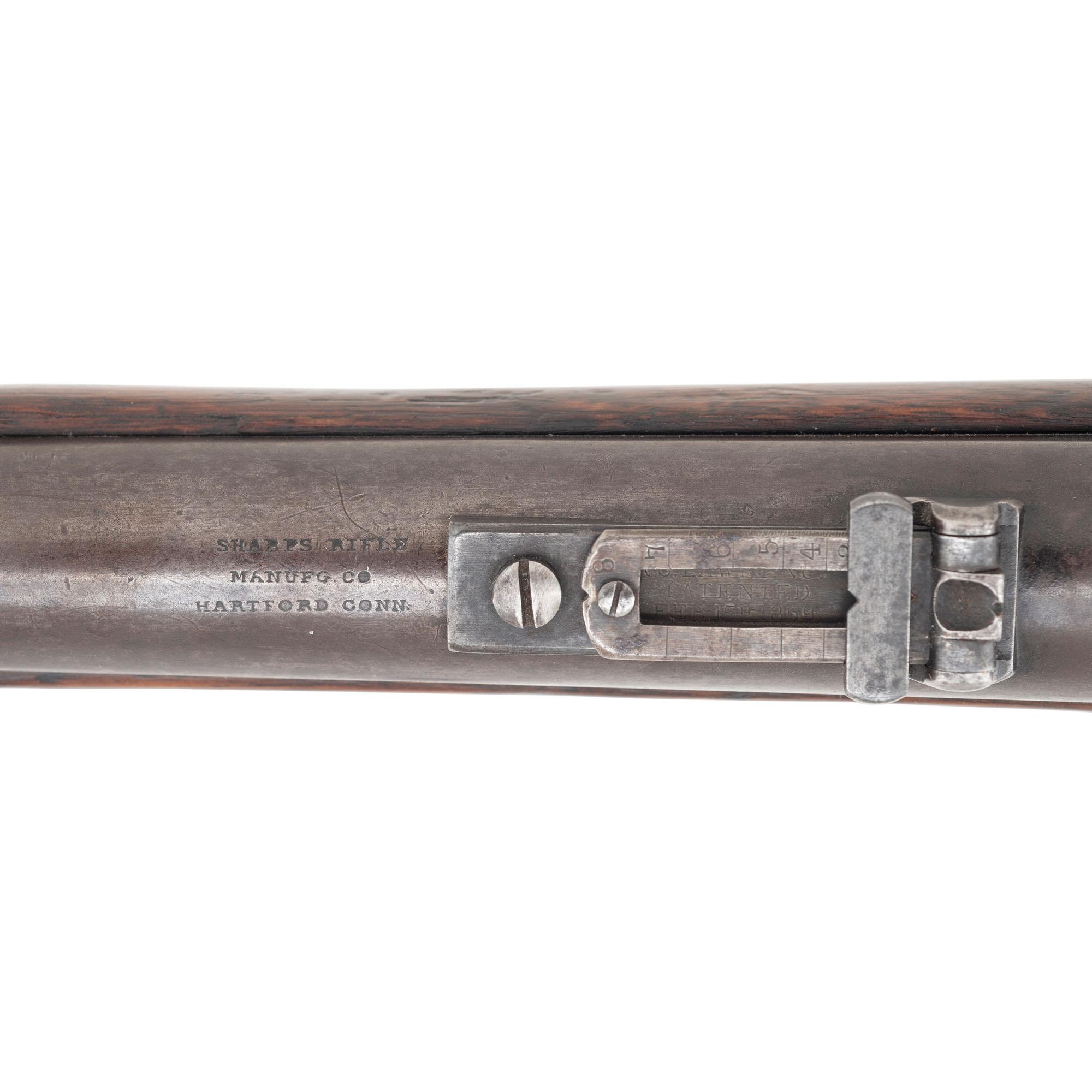 Rare Brass Mounted Sharps Model 1859 Military Carbine