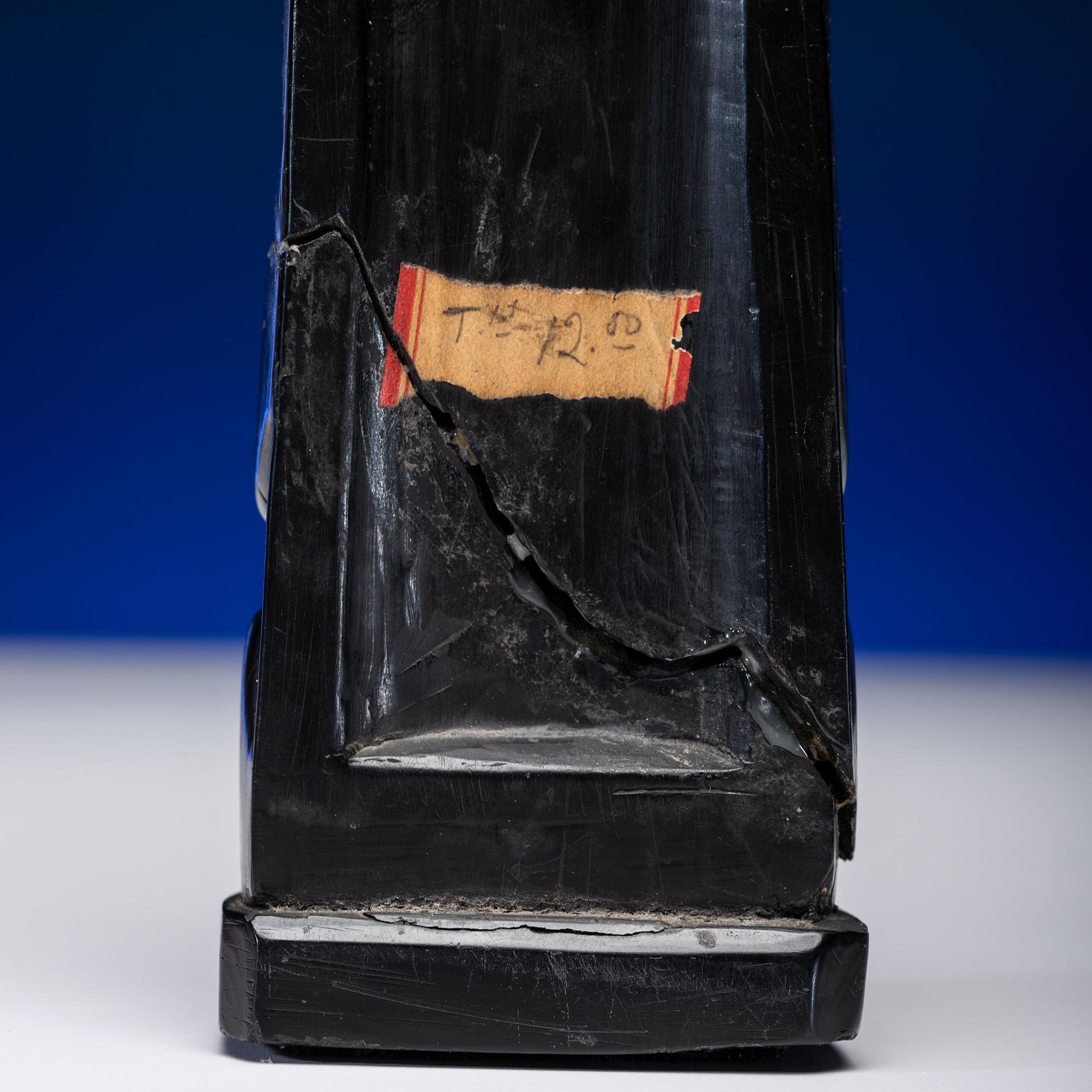 Haida Carved Argillite Model Totem Pole