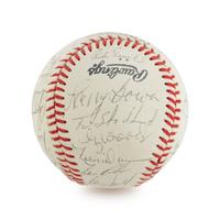 A Group 1984 Chicago Cubs Items (Including Team Signed Autograph Baseball)