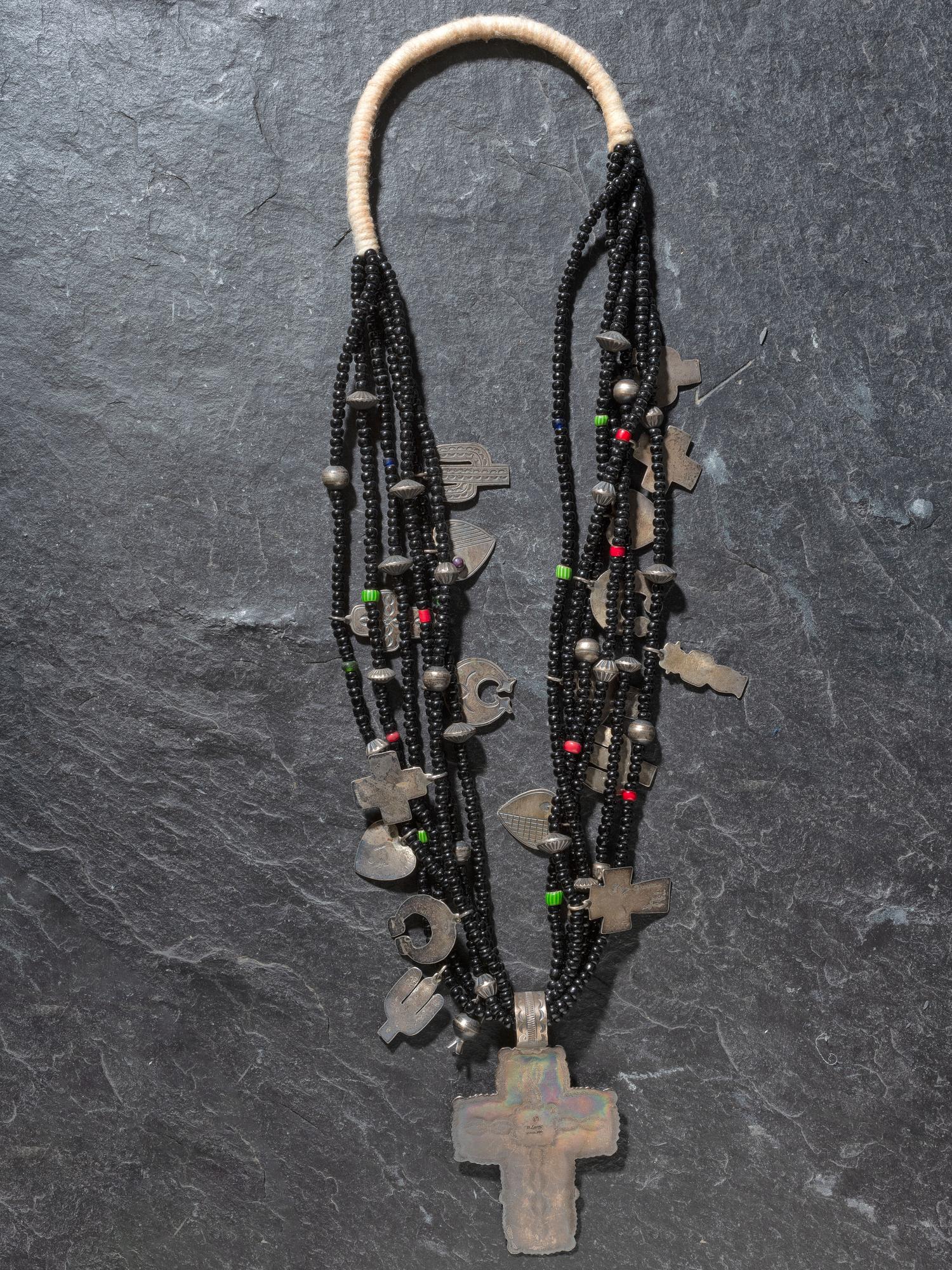 Southwestern-style Six-strand Treasure Necklace
