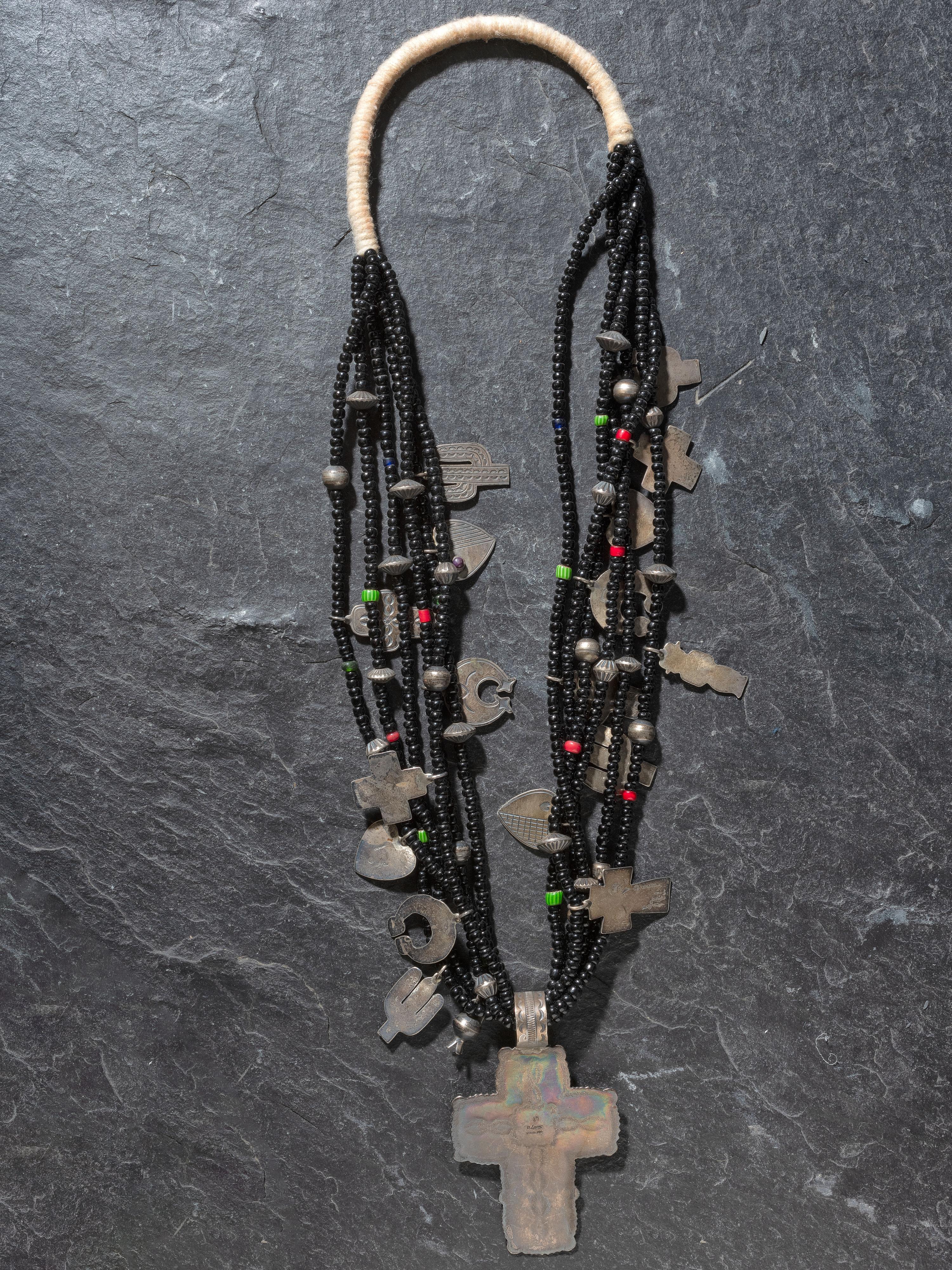 Southwestern-style Six-strand Treasure Necklace