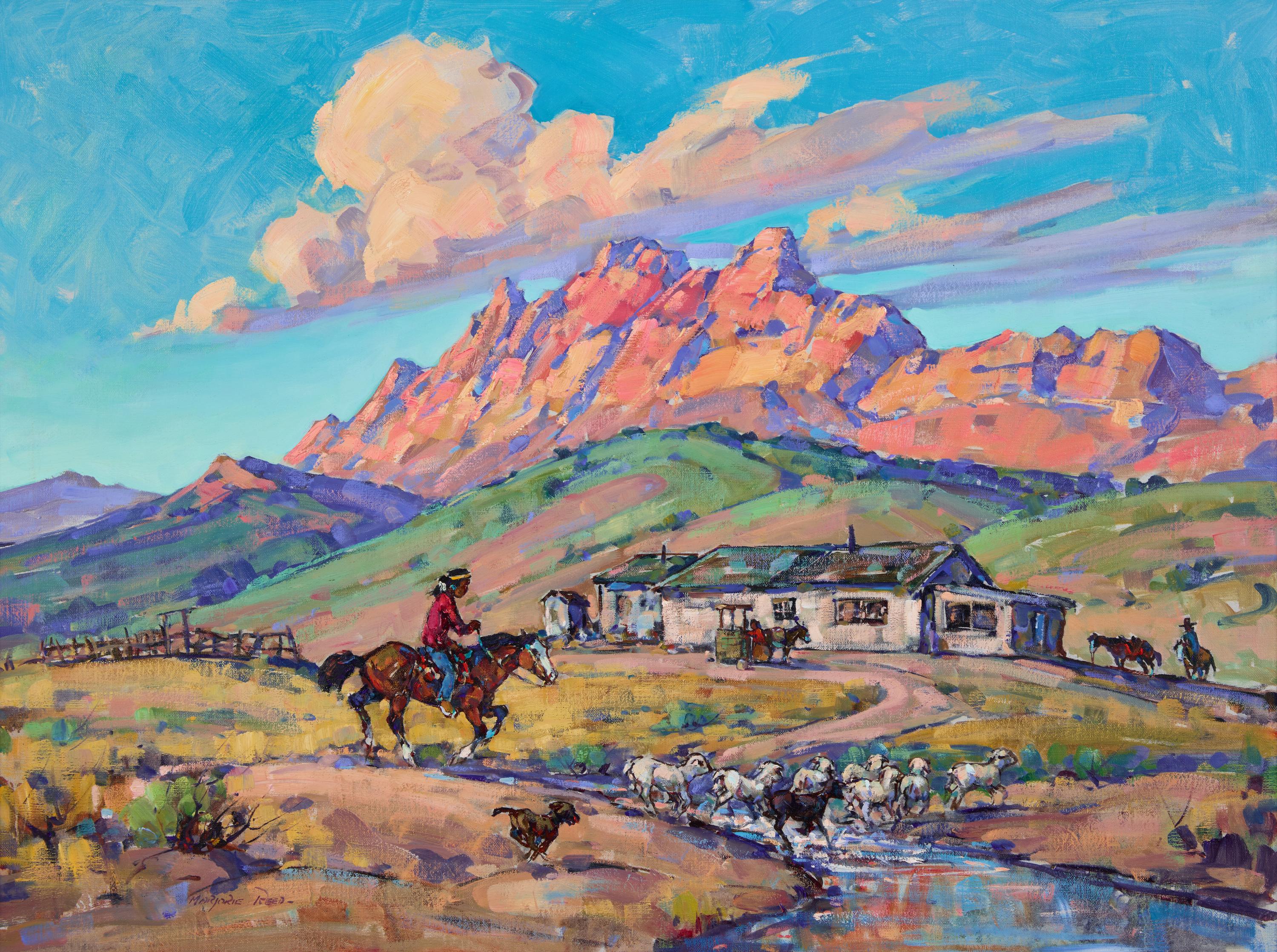 Marjorie Reed (American, 1915-1996) — Sunset-The Gap