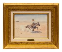 Three Works: Wild Horses Hunter , Outlaw Pursued and Attacked by the Cheyennes