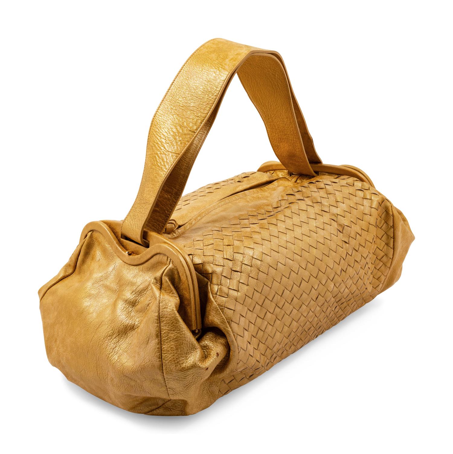 Bottega Veneta Intrecciato Duffel Tote, 1980s
