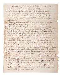 [SLAVERY & ABOLITION] -- [RECONSTRUCTION]. Labor contracts, "Rules & Regulations," and other documents associated with freedmen working on the South Carolina plantation of John S. Wilson, 1865-1868.