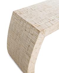 Bone Tile Veneered Console Table